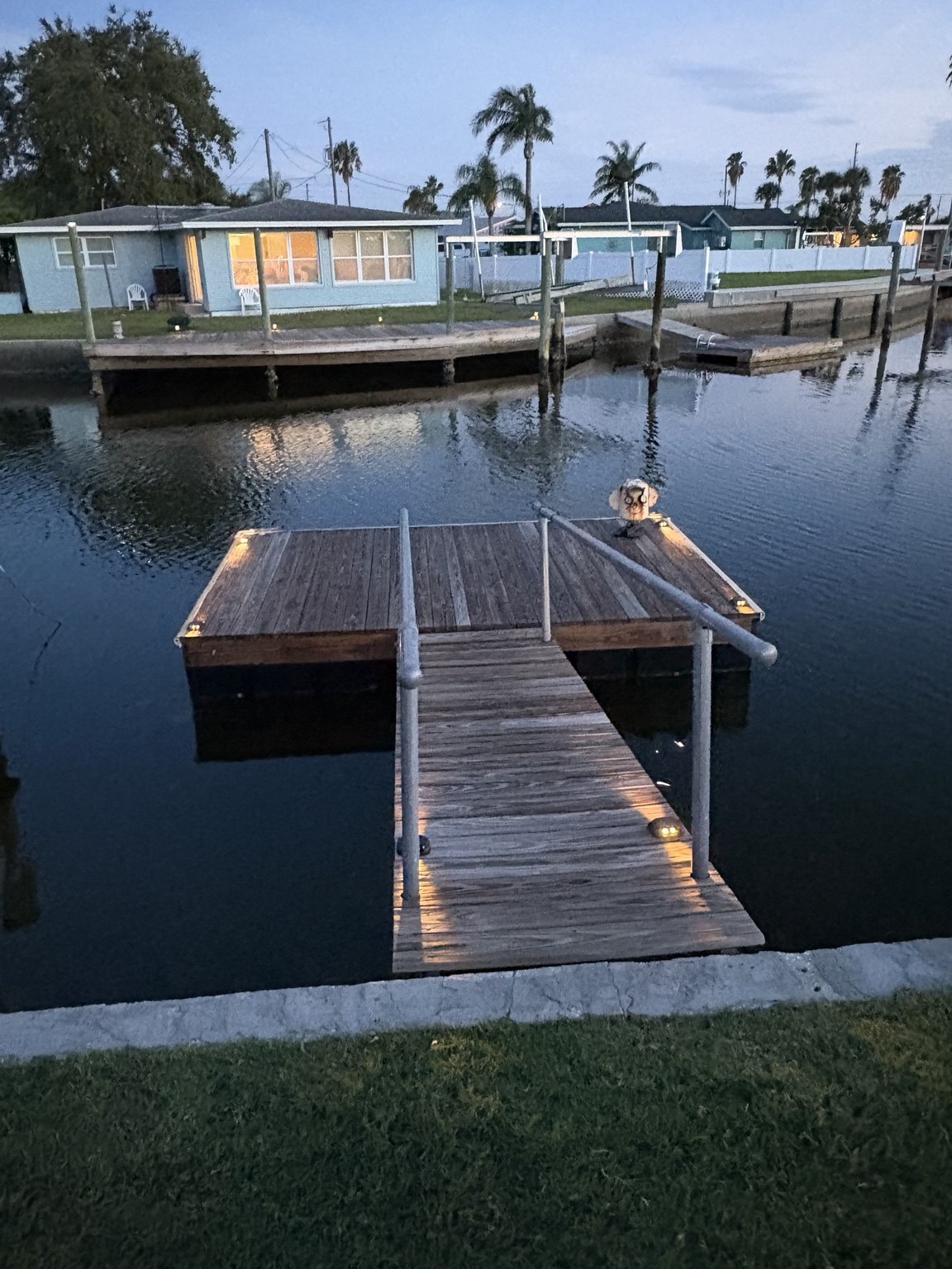 The dock at Casa Palma Azul